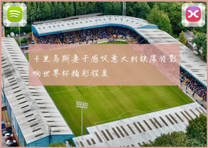 卡里乌斯妻子感叹意大利缺席将影响世界杯精彩程度