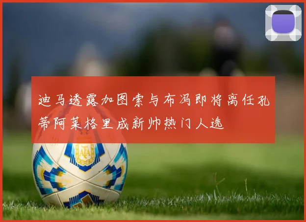 迪马透露加图索与布冯即将离任孔蒂阿莱格里成新帅热门人选